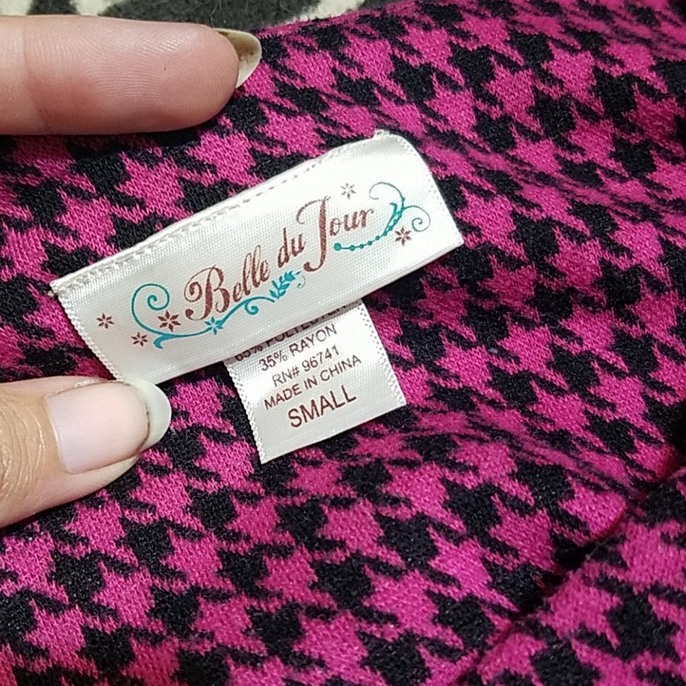 Pink Houndstooth Dress - Picture 7 of 10